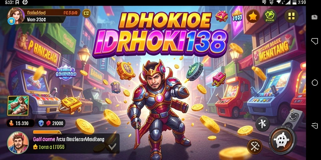 Screenshot gameplay IDRHOKI138 dengan aksi seru dan tantangan menarik.