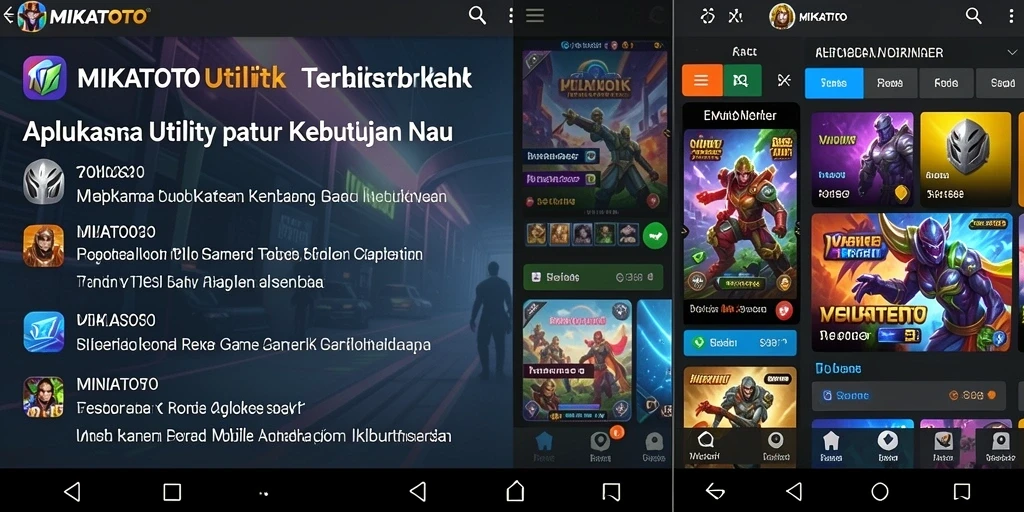 Tampilan aplikasi MIKATOTO yang user-friendly dan efisien dalam mengelola perangkat.