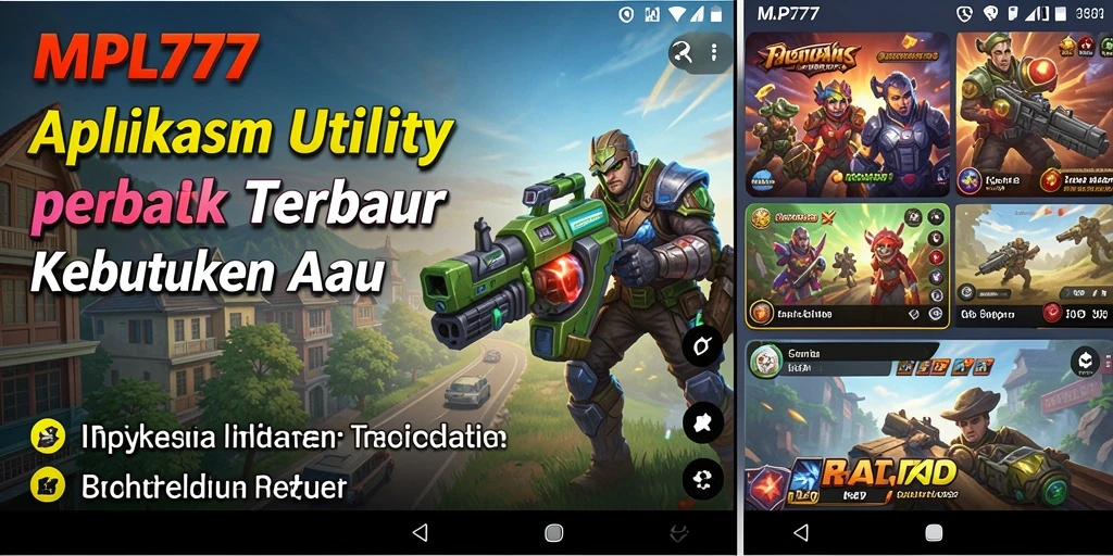 Tampilan utama aplikasi MPL777 dengan fitur utility lengkap.