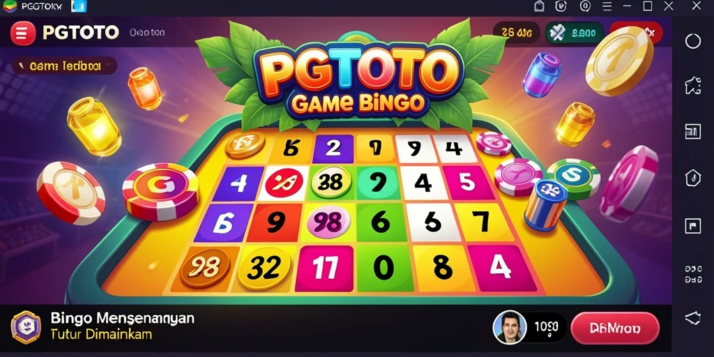 Tampilan gameplay Bingo yang seru dan interaktif di PGTOTO.