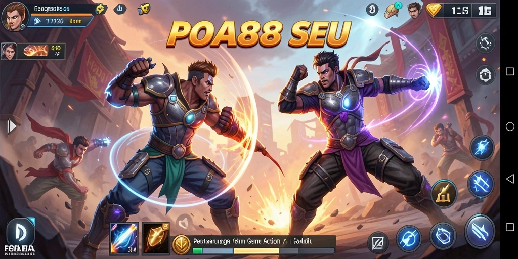 Gameplay seru POA88 dengan aksi pertarungan mendebarkan.