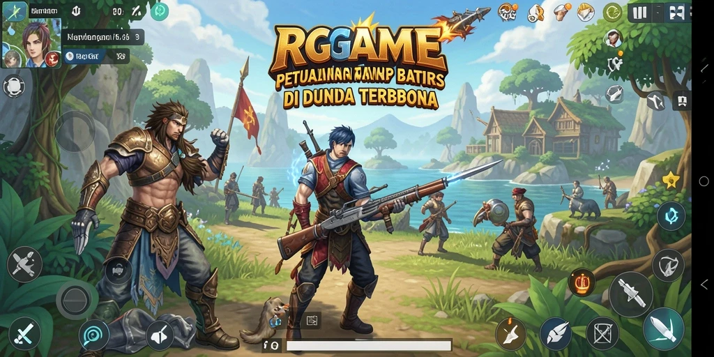 Tampilan menakjubkan dari RPGAME dalam permainan Open World.